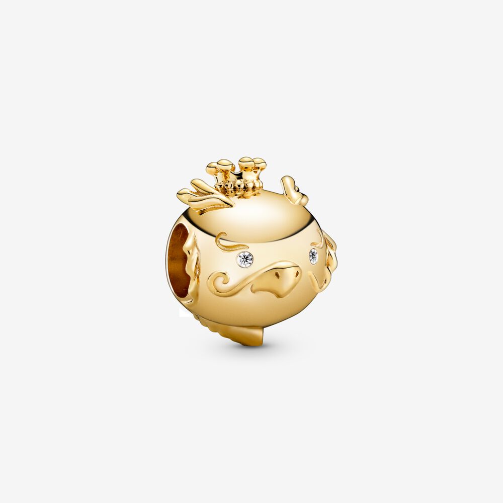 Shining Dragon Charm