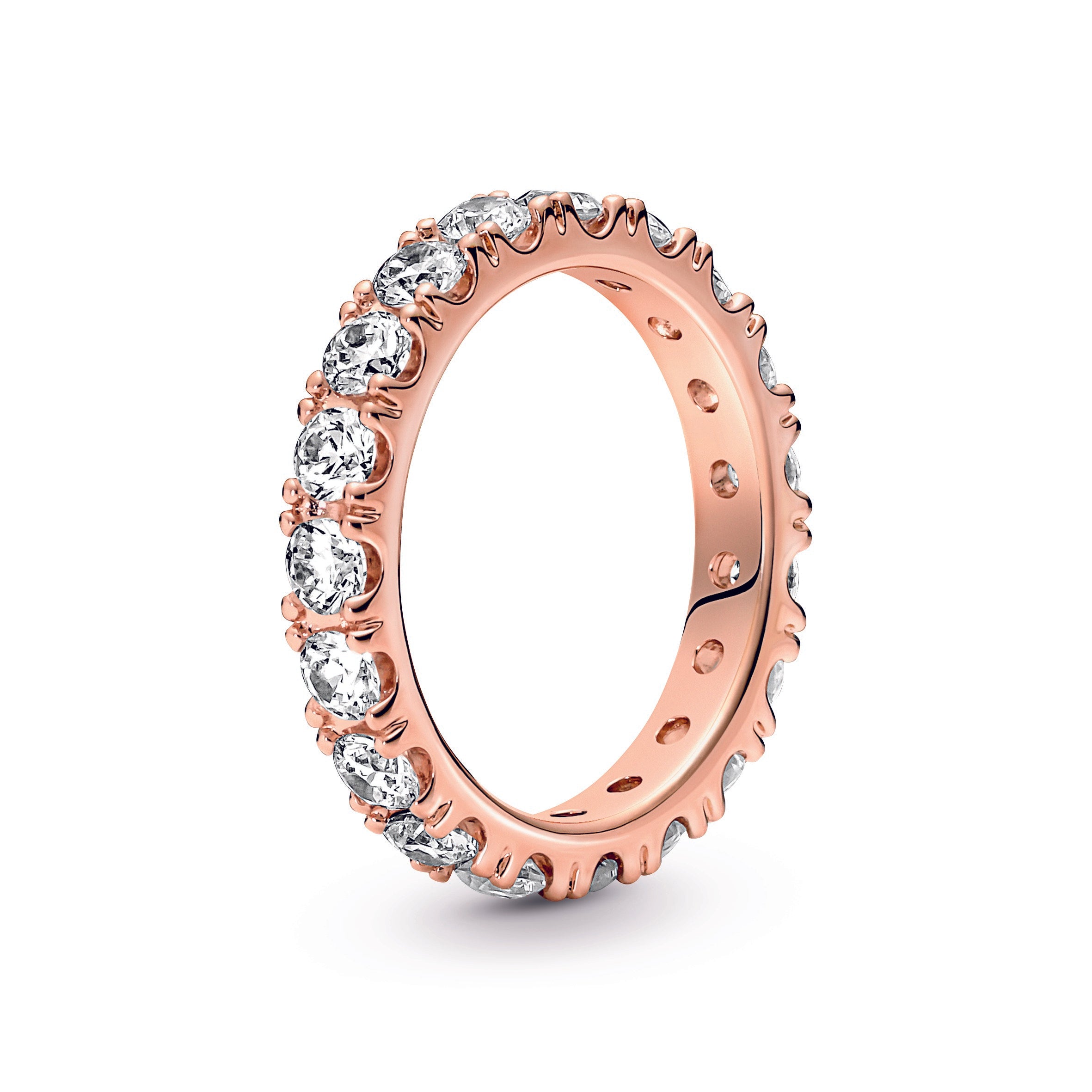 Sparkling Row Eternity Ring
