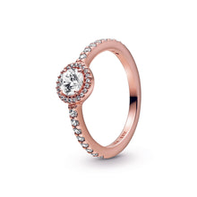 Load image into Gallery viewer, Classic Sparkle Halo Ring
