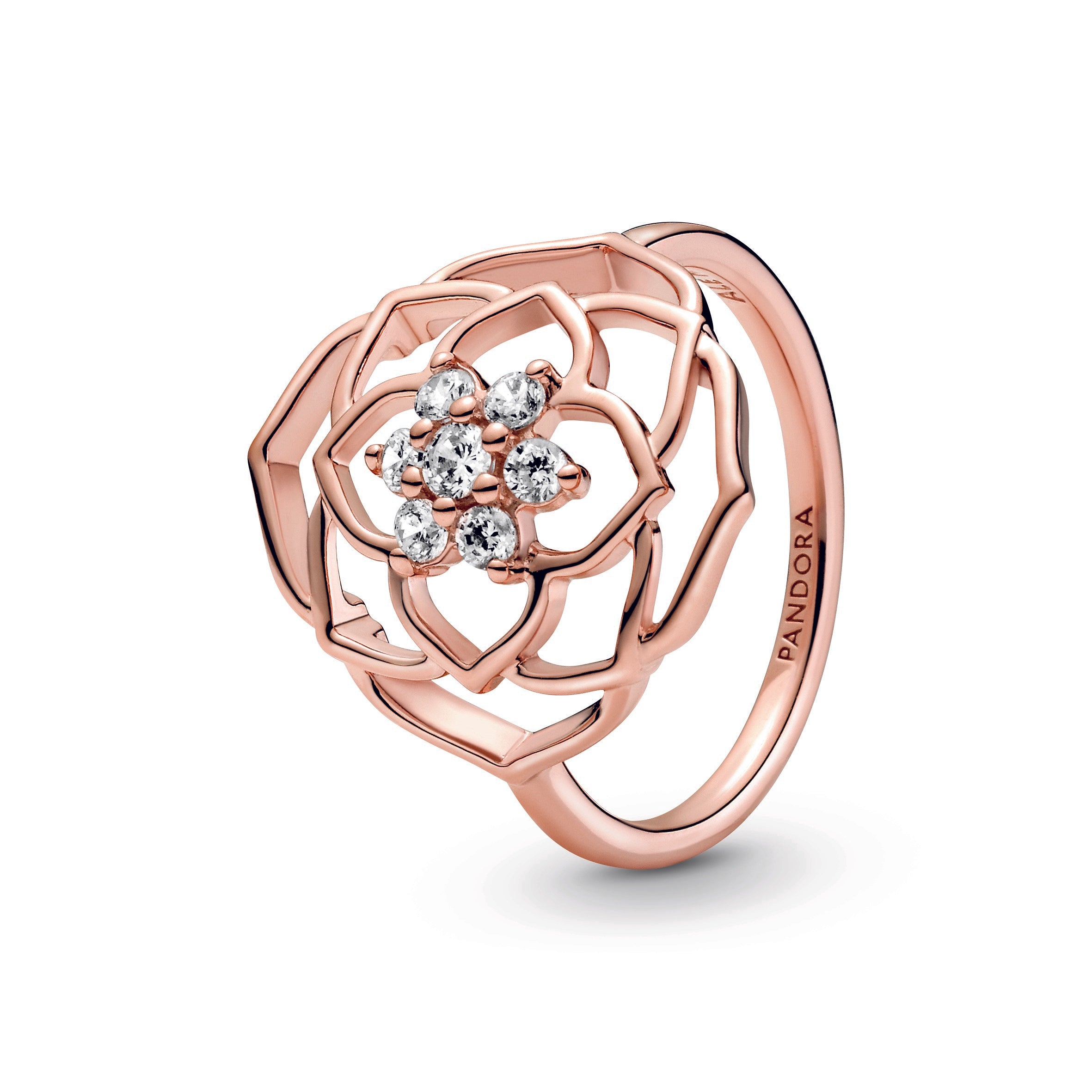 Rose Petals Statement Ring