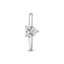 Load image into Gallery viewer, Sparkling Heart Solitaire Ring
