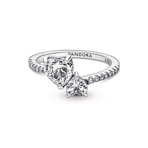 Pandora 2 hearts ring cheap