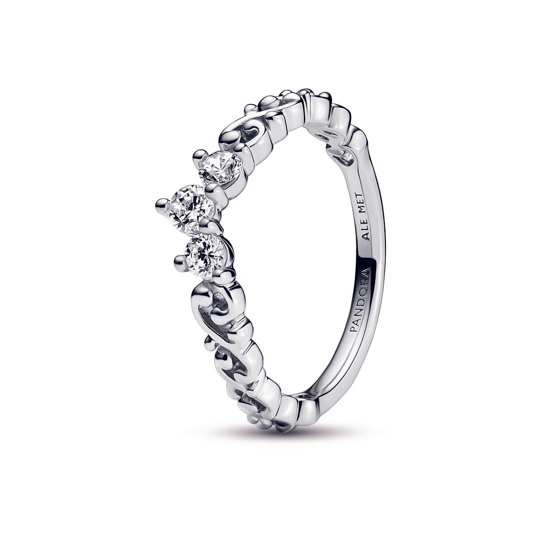 Regal Swirl Tiara Ring