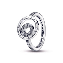 Load image into Gallery viewer, Pandora Signature Logo Circles Pavé Ring
