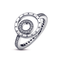 Load image into Gallery viewer, Pandora Signature Logo Circles Pavé Ring
