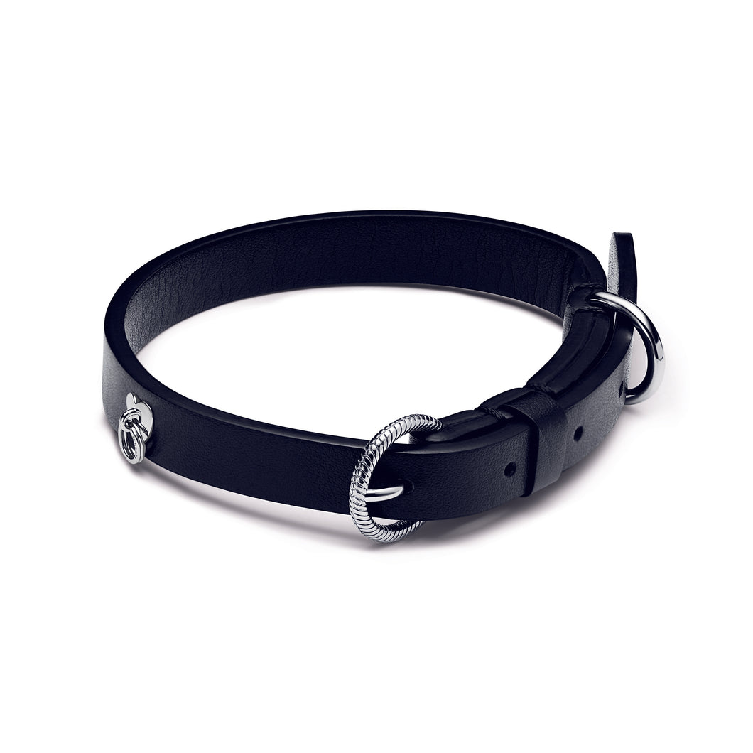 Black Leather-free Fabric Pet Collar (Available for Pre-Order)