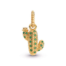Load image into Gallery viewer, Sparkling Desert Cactus Pendant
