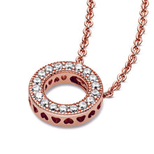 Load image into Gallery viewer, Pandora Logo Pavé Circle Collier Necklace
