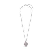 Load image into Gallery viewer, Two-tone Circles Pendant &amp; Necklace
