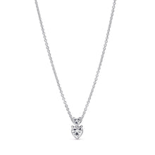 Load image into Gallery viewer, Double Heart Pendant Sparkling Collier Necklace
