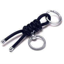 Load image into Gallery viewer, Pandora Moments Leather-free Fabric Charm Key Ring
