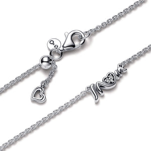 Mum Pavé Collier Necklace