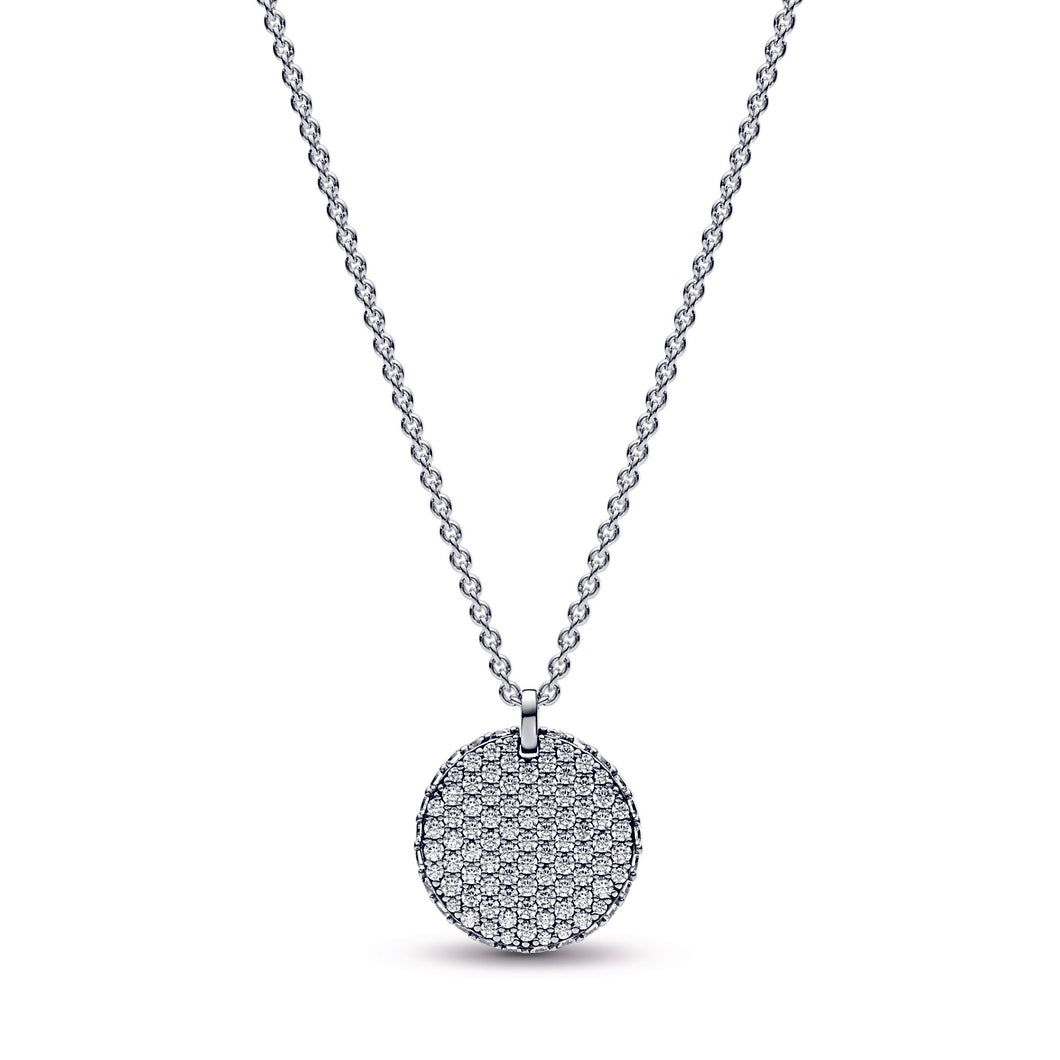 Pandora Timeless Pavé Round Pendant Necklace