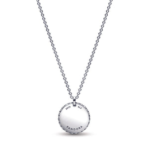 Pandora Timeless Pavé Round Pendant Necklace