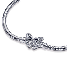 Load image into Gallery viewer, Pandora Moments Butterfly Clasp Snake Chain Bracelet
