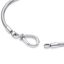 Load image into Gallery viewer, Pandora Moments Infinity Knot Snake Chain Bracelet
