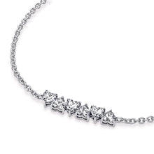 Load image into Gallery viewer, Sparkling Endless Hearts Chain Bracelet
