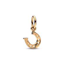 Load image into Gallery viewer, Lucky Horseshoe Dangle Charm

