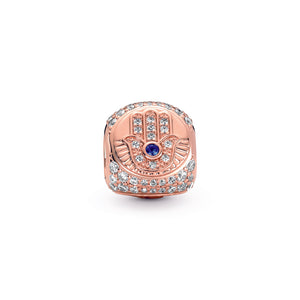 Hamsa, All-seeing Eye & Feather Three-sided Charm