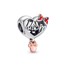 Load image into Gallery viewer, Disney Minnie Mouse Mum Heart Charm
