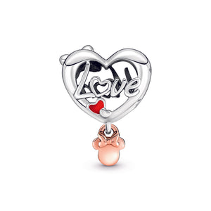 Disney Minnie Mouse Mum Heart Charm