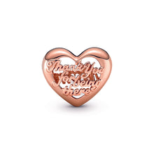 Load image into Gallery viewer, Thank You Mum Heart Charm
