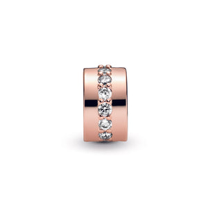 Sparkling Row Spacer Charm