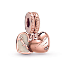 Load image into Gallery viewer, You&#39;re Always in My Heart Split Dangle Charm
