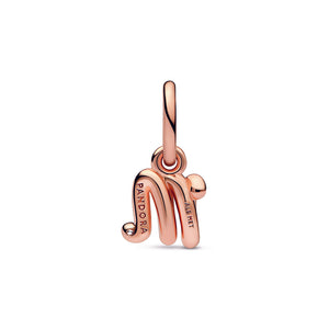 Letter m Script Alphabet Dangle Charm