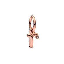 Load image into Gallery viewer, Letter r Script Alphabet Dangle Charm
