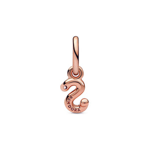 Letter s Script Alphabet Dangle Charm