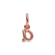 Load image into Gallery viewer, Letter a Script Alphabet Dangle Charm
