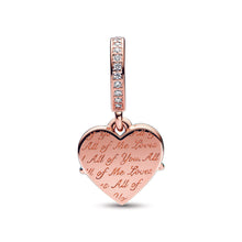 Load image into Gallery viewer, Heart &amp; Mum Dangle Charm
