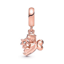 Load image into Gallery viewer, Heart Winged Angel Dangle Charm
