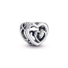 Load image into Gallery viewer, Entwined Infinite Hearts Charm
