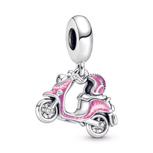 Load image into Gallery viewer, Pink Scooter Dangle Charm
