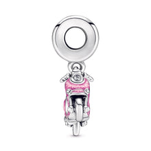 Load image into Gallery viewer, Pink Scooter Dangle Charm
