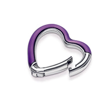 Load image into Gallery viewer, Pandora ME Bright Purple Styling Heart Connector
