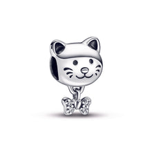 Load image into Gallery viewer, Pet Cat &amp; Bow Charm
