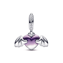 Load image into Gallery viewer, Vampire Winged Heart Dangle Charm
