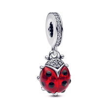 Load image into Gallery viewer, Red Ladybird Dangle Charm
