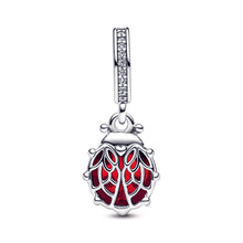 Load image into Gallery viewer, Red Ladybird Dangle Charm
