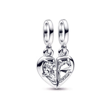 Load image into Gallery viewer, Splittable Mother &amp; Daughter Dangle Charm
