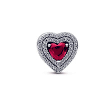 Load image into Gallery viewer, Sparkling Levelled Heart Charm
