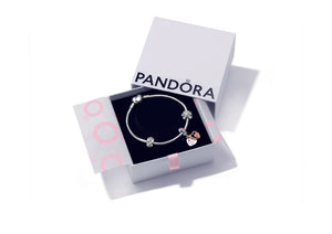 Entwined Infinite Hearts Full Bracelet Gift Set