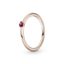 Load image into Gallery viewer, Red Solitaire Ring
