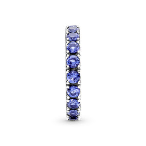 Sparkling Row Eternity Ring