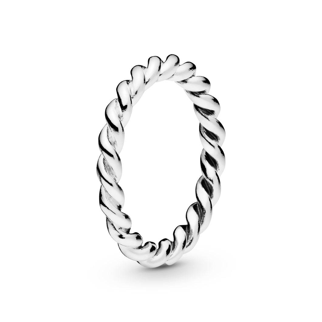 Twist Swirling Band Ring