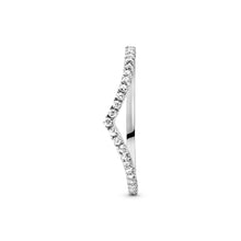 Load image into Gallery viewer, Sparkling Wishbone Ring
