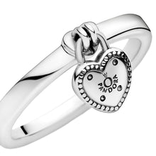 Load image into Gallery viewer, Heart-Shaped Padlock Ring
